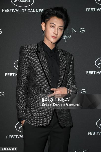 Tao attends the Women in Motion Awards Dinner, presented by Kering and the 71th Cannes Film Festival, at Place de la Castre on May 13, 2018 in...