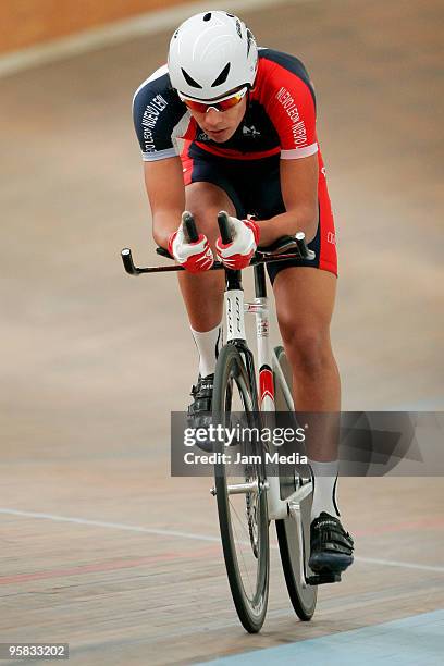 Manuel Ferrara competes during the national cycling championship Copa Federacion at the National Center for High Performance on January 17, 2010 in...