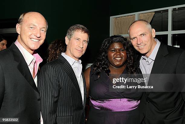 Lionsgate Co-Chair Harald Ludwig, Lionsgate CEO Jon Feltheimer, actress Gabourey Sidibe, and Lionsgate Motion Picture Group President Joe Drake...