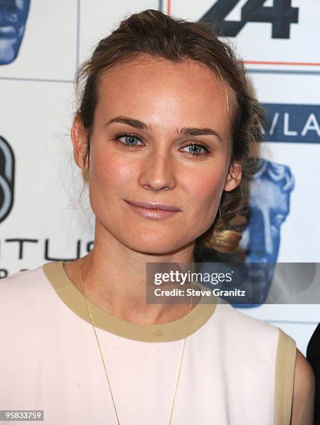 Actress Diane Kruger attends the BAFTA/LA's 16th Annual Awards Season Tea Party at Beverly Hills Hotel on January 16, 2010 in Beverly Hills,...