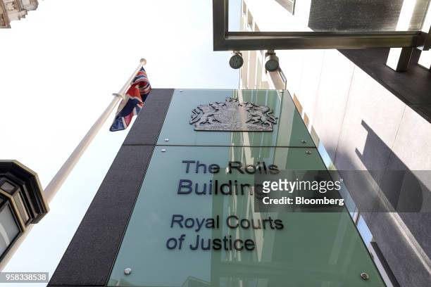 The Rolls Building, London's commercial court, stands in London, U.K., on Monday, May 14, 2018. Russian billionaires are feuding in the court over...