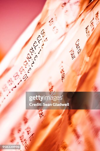 Shopping receipts Shopping receipts