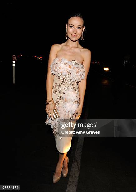 Actress Olivia Wilde arrives at The Art of Elysium's 3rd Annual Black Tie Charity Gala "Heaven" on January 16, 2010 in Beverly Hills, California.