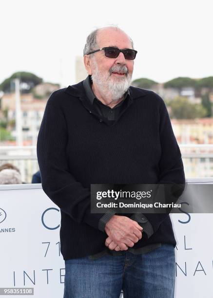 Brazilian director Carlos Diegues attends the photocall for "The Great Mystical Circus " during the 71st annual Cannes Film Festival at Palais des...