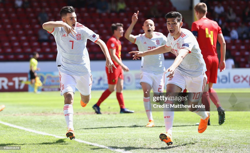 Belgium v Spain - UEFA European Under-17 Championship: Quarter Final