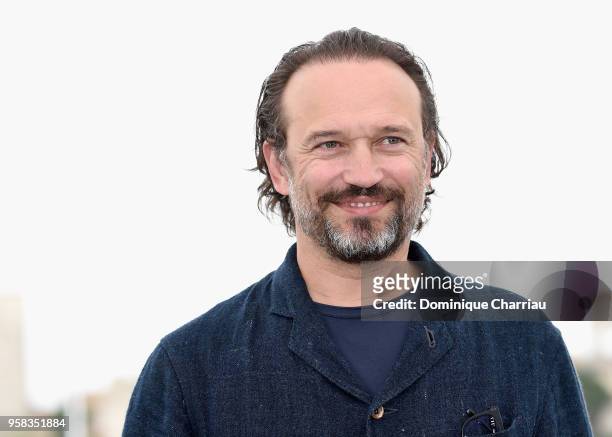 Swiss actor Vincent Perez attends the photocall for the "Cyrano De Bergerac" during the 71st annual Cannes Film Festival at Palais des Festivals on...