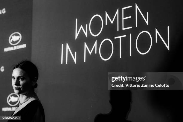 Virginie Ledoyen attends the Women in Motion Awards Dinner, presented by Kering and the 71th Cannes Film Festival, at Place de la Castre on May 13,...