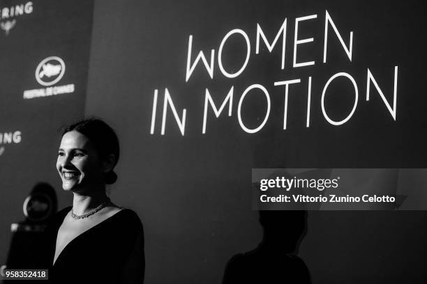 Virginie Ledoyen attends the Women in Motion Awards Dinner, presented by Kering and the 71th Cannes Film Festival, at Place de la Castre on May 13,...