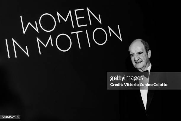 Pierre Lescure attends the Women in Motion Awards Dinner, presented by Kering and the 71th Cannes Film Festival, at Place de la Castre on May 13,...