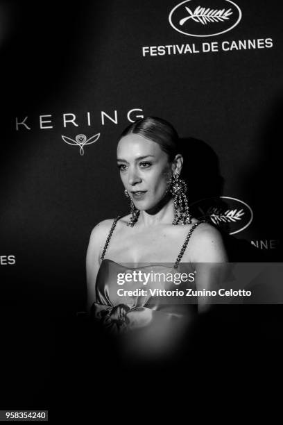 Chloe Sevigny attends the Women in Motion Awards Dinner, presented by Kering and the 71th Cannes Film Festival, at Place de la Castre on May 13, 2018...