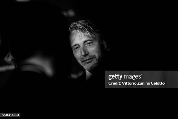 Mads Mikkelsen attends the Women in Motion Awards Dinner, presented by Kering and the 71th Cannes Film Festival, at Place de la Castre on May 13,...