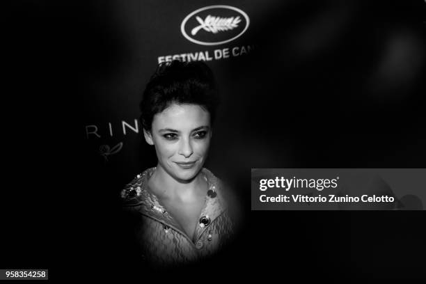 Jasmine Trinca attends the Women in Motion Awards Dinner, presented by Kering and the 71th Cannes Film Festival, at Place de la Castre on May 13,...