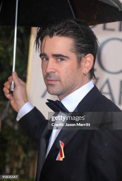 Actor Colin Farrell arrives at the 67th Annual Golden Globe Awards held at The Beverly Hilton Hotel on January 17, 2010 in Beverly Hills, California.