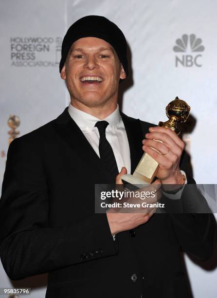 Actor Michael C. Hall poses in the press room at the 67th Annual Golden Globe Awards at The Beverly Hilton Hotel on January 17, 2010 in Beverly...