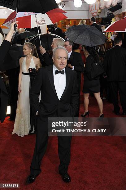 Television producer Lorne Michaels arrive for the 67th Golden Globe Awards on January 17, 2010 in Beverly Hills, California. The Golden Globes is...