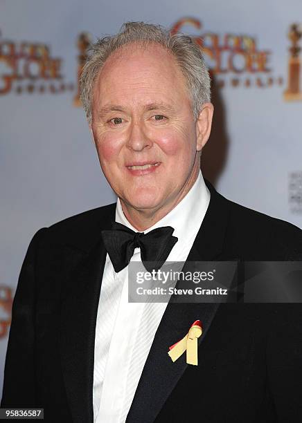 Actor John Lithgow poses in the press room at the 67th Annual Golden Globe Awards at The Beverly Hilton Hotel on January 17, 2010 in Beverly Hills,...