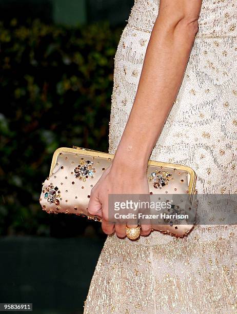 Actress Jessalyn Gilsig arrives at the 67th Annual Golden Globe Awards held at The Beverly Hilton Hotel on January 17, 2010 in Beverly Hills,...