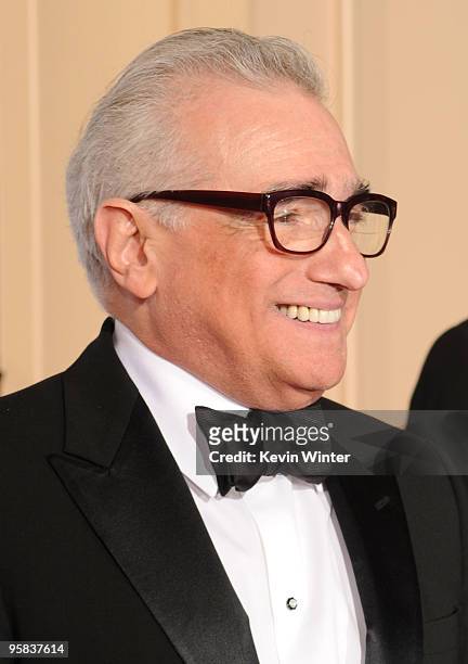 Director Martin Scorsese, recipient of the Cecil B. DeMille Award poses in the press room after receiving the Cecil B. DeMille award at the 67th...