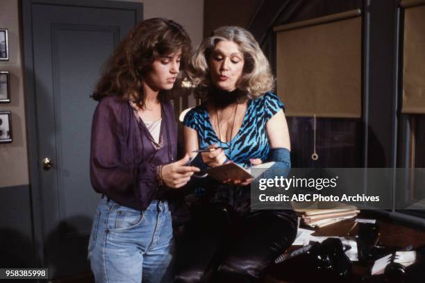 Kim Delaney, Sylvia Miles appearing on Disney General Entertainment Content via Getty Images's 'All My Children'.