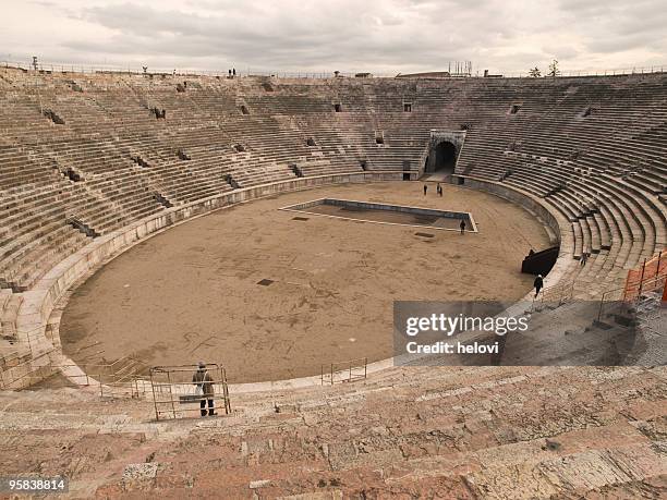 arena di verona - arena di verona foto e immagini stock