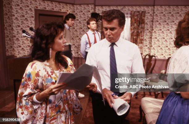 Susan Lucci, Regis Philbin appearing on Disney General Entertainment Content via Getty Images's 'All My Children'.