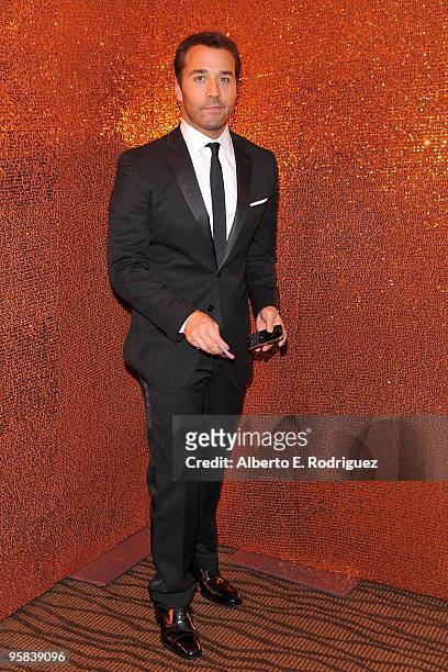 Actor Jeremy Piven arrives at HBO's Post Golden Globe Awards Party held at Circa 55 Restaurant at The Beverly Hilton Hotel on January 17, 2010 in...