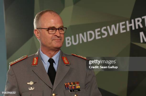 Bundeswehr Chief of Staff Eberhard Zorn attends a convention of the... News Photo