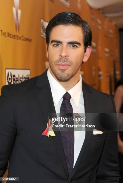 Actor Eli Roth arrives at The Weinstein Company Golden Globes After Party held at Trader Vic's at The Beverly Hilton Hotel on January 17, 2010 in...