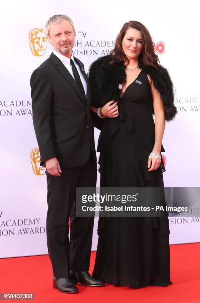 John Simm and Kate Magowan attending the Virgin TV British Academy Television Awards 2018 held at the Royal Festival Hall, Southbank Centre, London