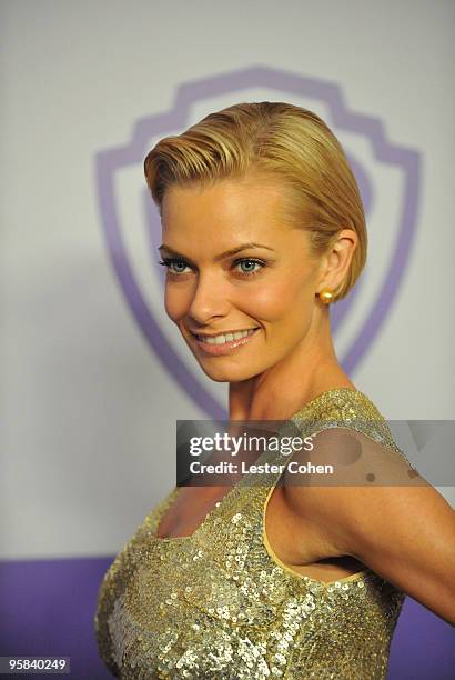 Actress Jaime Pressly attends the InStyle and Warner Bros. 67th Annual Golden Globes post party held at the Oasis Courtyard at The Beverly Hilton...