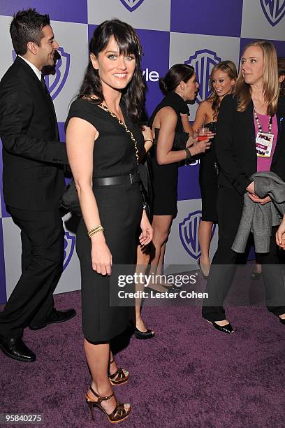 Actress Robin Tunney attends the InStyle and Warner Bros. 67th Annual Golden Globes post party held at the Oasis Courtyard at The Beverly Hilton...