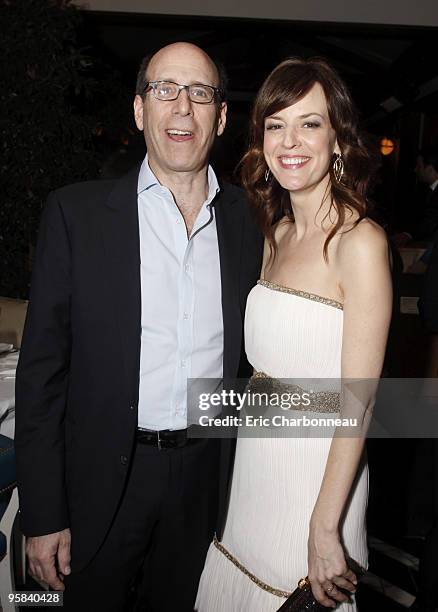 Showtime's Matt Blank and Rosemarie DeWitt at Showtime's Golden Globe Nominee Dinner at Cecconi's Restaurant on January 16, 2010 in Los Angeles,...