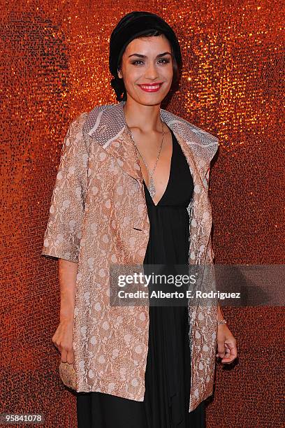 Actress Shannyn Sossamon arrives at HBO's Post Golden Globe Awards Party held at Circa 55 Restaurant at The Beverly Hilton Hotel on January 17, 2010...