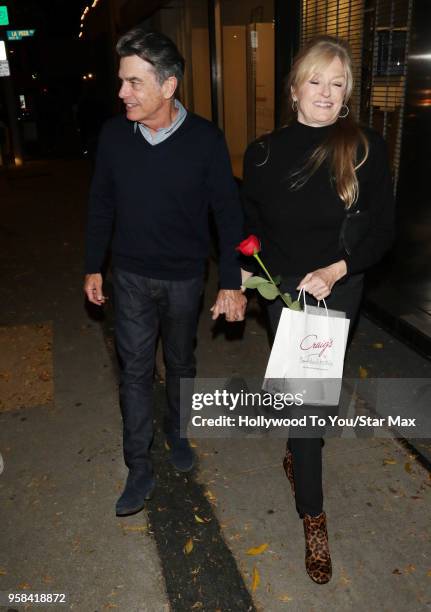 Peter Gallagher is seen on May 13, 2018 in Los Angeles, California.