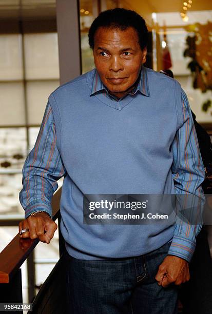 Muhammad Ali appears at the Muhammad Ali Center on January 17, 2010 in Louisville, Kentucky.