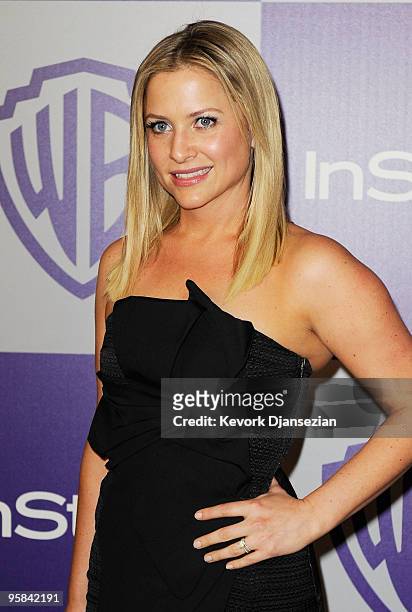 Actress Jessica Capshaw arrives at the InStyle and Warner Bros. 67th Annual Golden Globes after party held at the Oasis Courtyard at The Beverly...