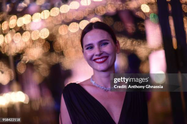 Virginie Ledoyen attend the Women in Motion Awards Dinner, presented by Kering and the 71th Cannes Film Festival at the Place de la Castre on May 13,...