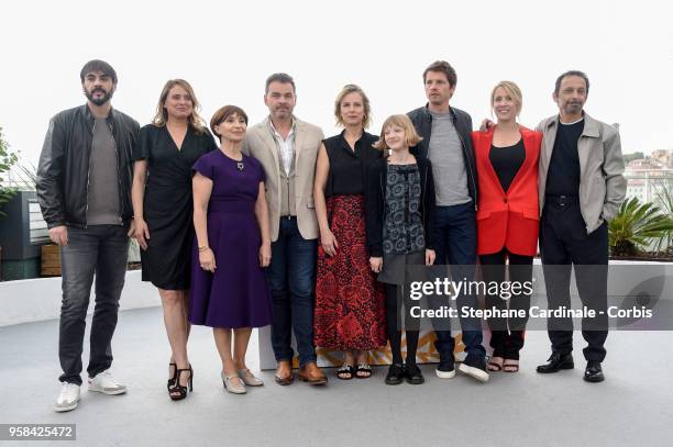 Gringe, Carole Franck, Ariane Ascaride, Clovis Cornillac, Karin Viard, Cyrille Mairesse, Pierre Deladonchamps, Andrea Bescond and Eric Metayer attend...