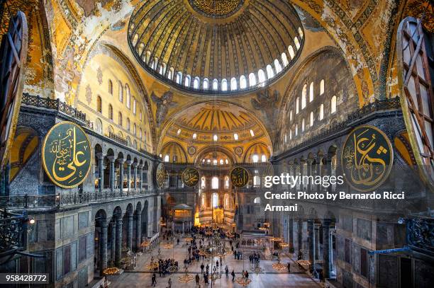 hagia sophia in istanbul - moschea foto e immagini stock