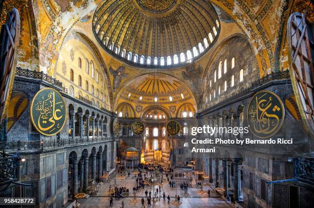 hagia sophia in istanbul - istanbul mosque stock pictures, royalty-free photos & images