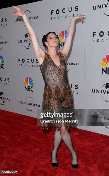 Musician Amanda Palmer arrives at NBC, Universal Pictures And Focus Features Golden Globes After Party held at The Beverly Hilton Hotel on January...