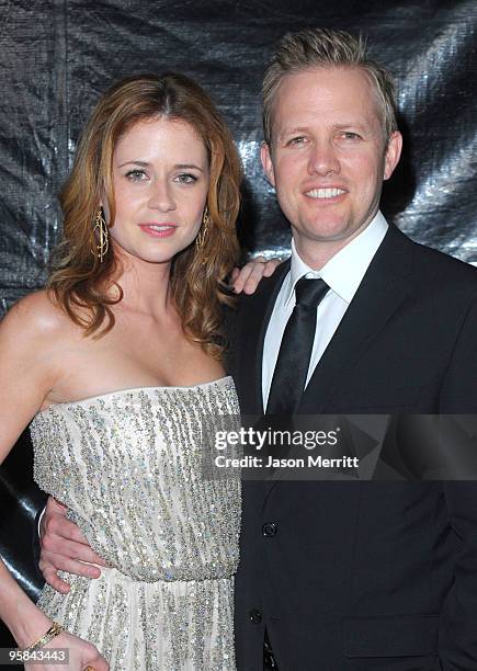 Actress Jenna Fischer and actor Lee Kirk arrive at NBC, Universal... News  Photo - Getty Images