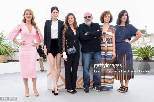 Mariana Ximenes, Luiza Mariani, Bruna Linzmeyer, director Carlos Diegues, Marina Provenzano and Flora Diegues attend the "The Great Mystical Circus "...