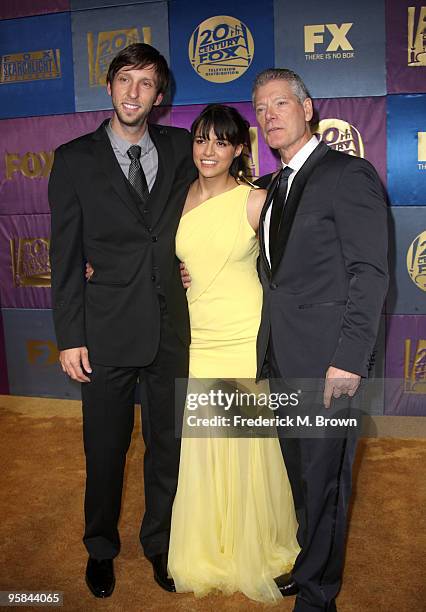 Actors Joel Moore, Michelle Rodriguez and Stephen Lang arrives at the FOX 2010 Golden Globes Party held at Craft on January 17, 2010 in Century City,...