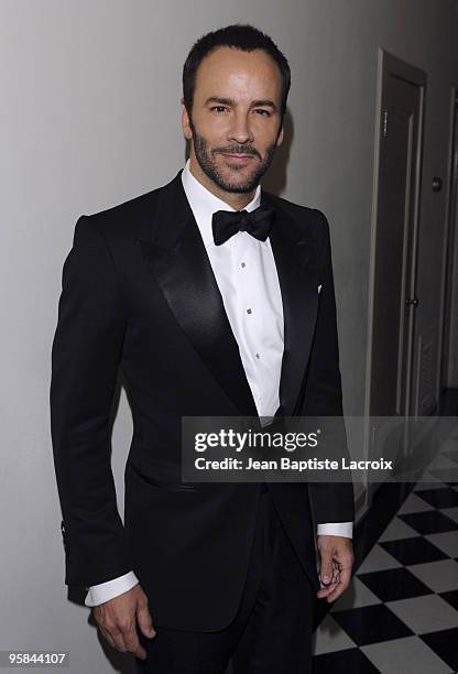 Tom Ford arrives at the NY Times Style Magazine's Golden Globe Awards Cocktail at Chateau Marmont on January 15, 2010 in Los Angeles, California.