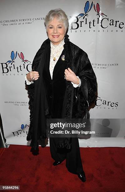 Actress Shirley Jones arrives at the Golden Globe Awards Post Celebration & Party To Benefit Britticares Interna at Cabana Club on January 17, 2010...