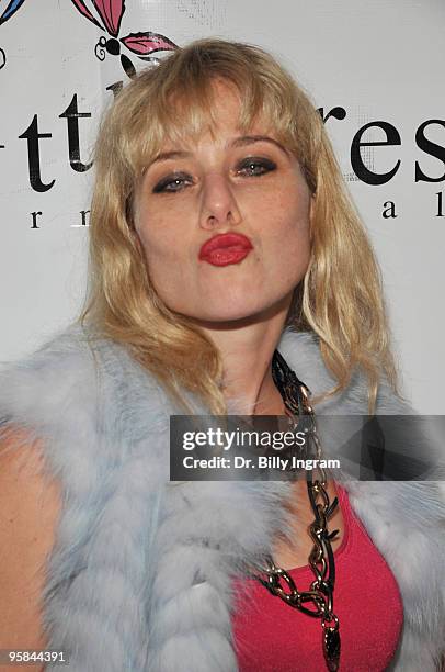 Actress Meital Dohan arrives at the Golden Globe Awards Post Celebration & Party To Benefit Britticares Interna at Cabana Club on January 17, 2010 in...