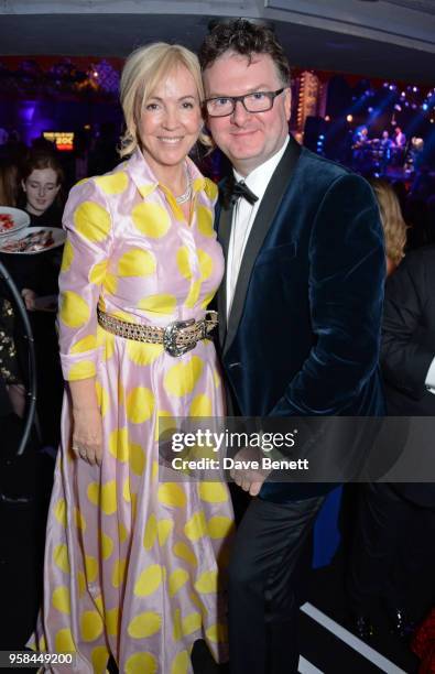 Sally Greene and Ewan Venters attend The Old Vic Bicentenary Ball to celebrate the theatre's 200th birthday at The Old Vic Theatre on May 13, 2018 in...