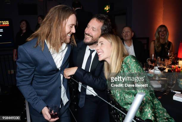 Tim Minchin, Bertie Carvel and Sally Scott attend The Old Vic Bicentenary Ball to celebrate the theatre's 200th birthday at The Old Vic Theatre on...