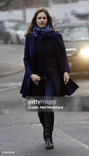 Trinny Woodall sighting on January 18, 2010 in London, England.